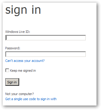 hotmail log in email